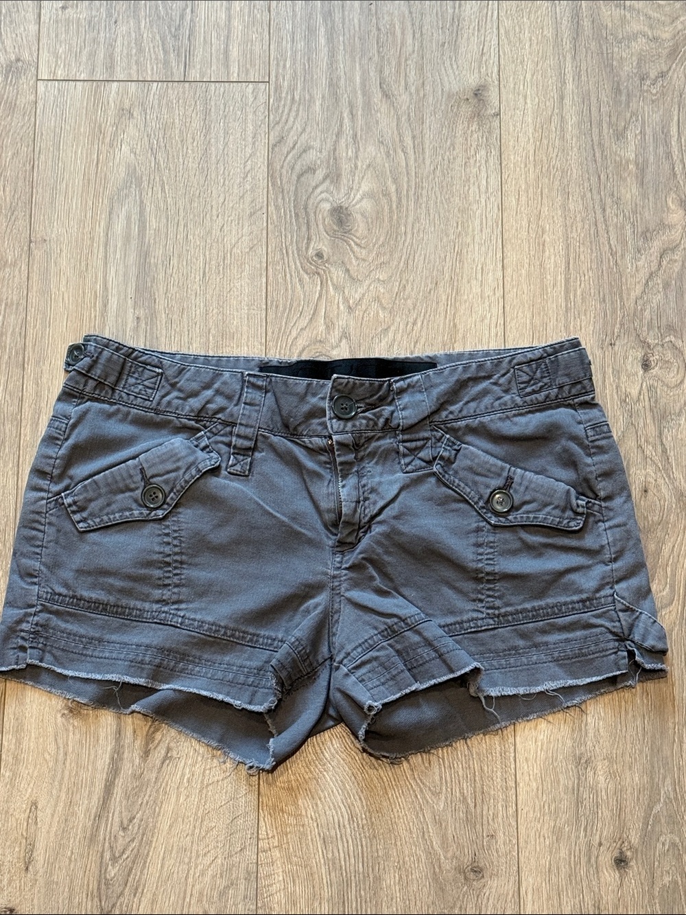 JOE'S JEANS Vintage 90s Y2K Charcoal Grey Shorts Size 27